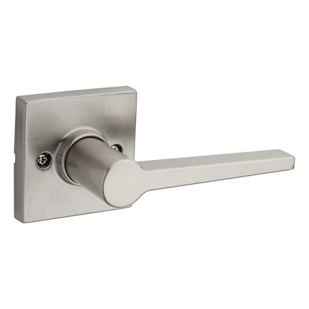 Safelock Daylon Lever with Square Rose Half Dummy Satin Nickel Finish SL7000DALSQT-15